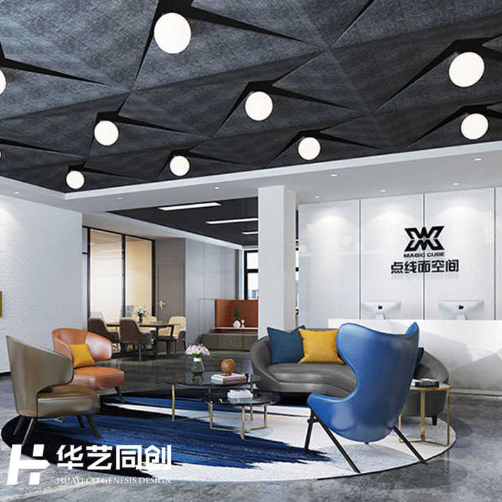 展廳裝修 | 觀瀾點線面展廳裝修效果圖
