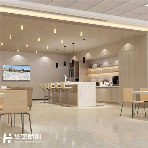 商鋪裝修 ▏惠州科達(dá)利研發(fā)樓休閑餐廳裝修效果圖